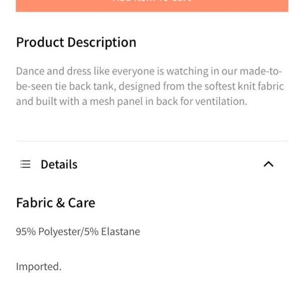 Fabletics Monet Back Tie Back Tank Top XXL White EUC - Picture 5 of 16